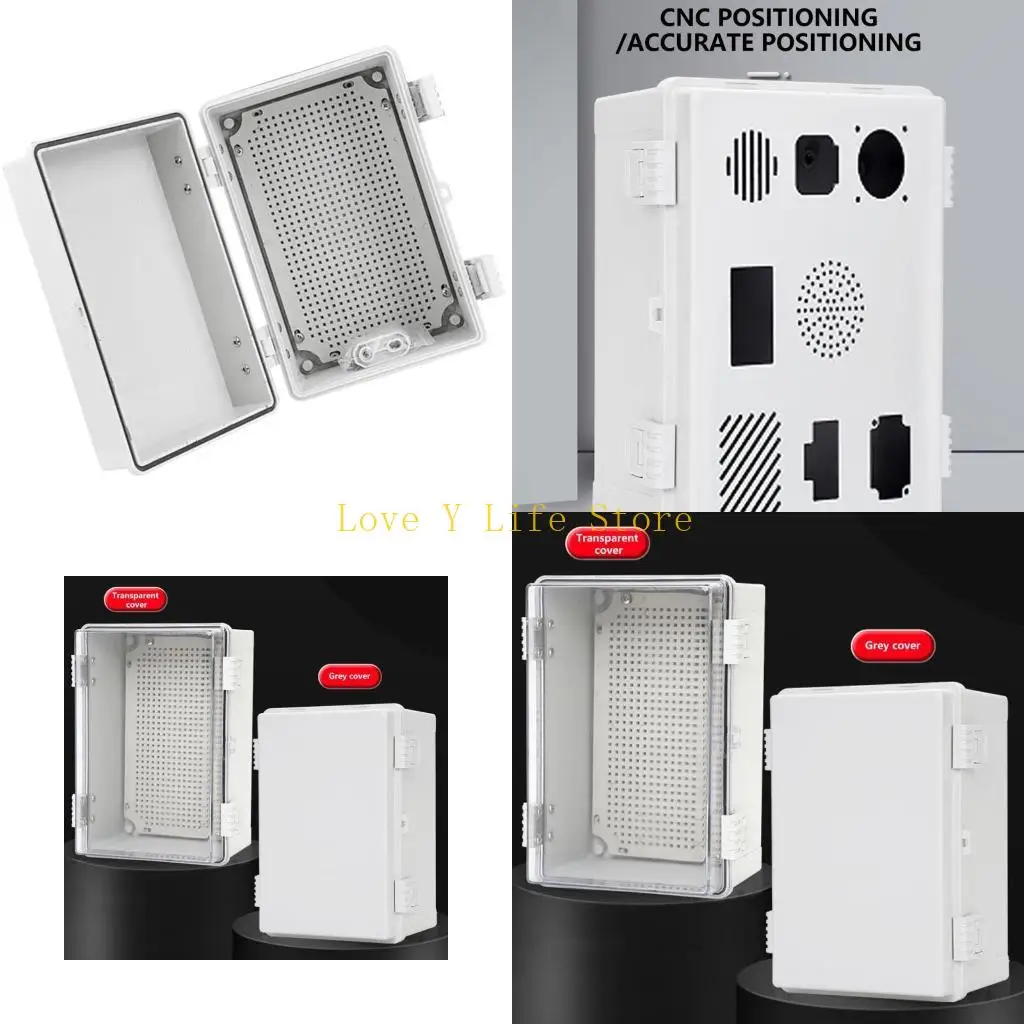 

L74C Waterproof Junction Box Enclosure with Mounting Plate Dustproof Distribution Box