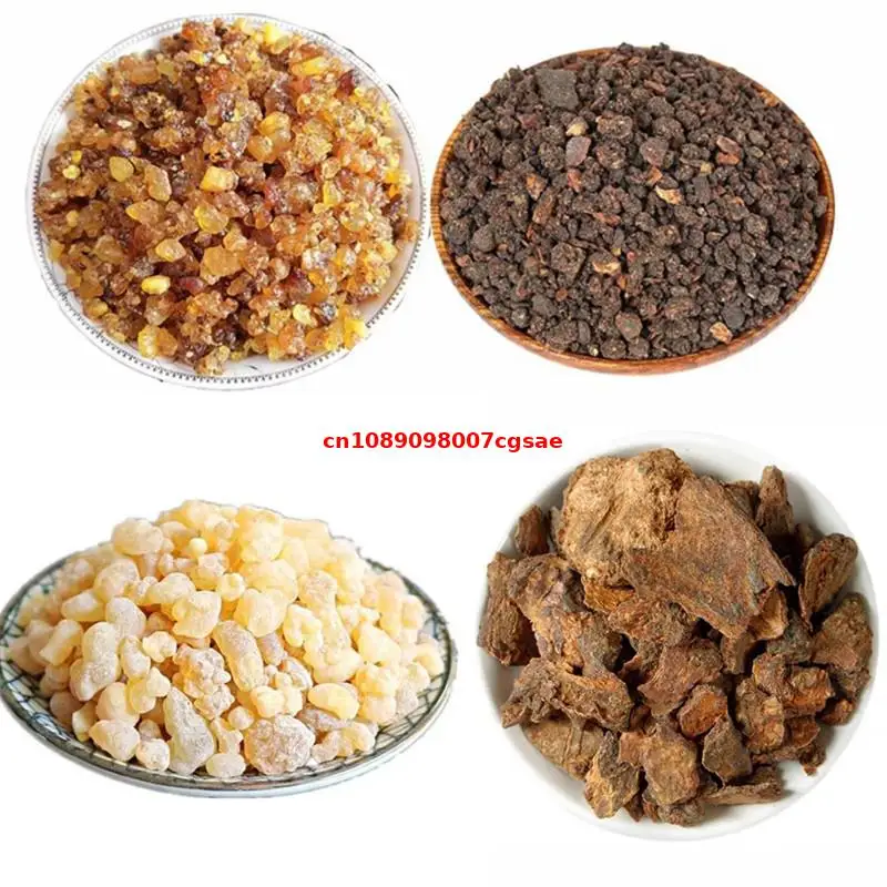 6 Types Powdered Incense Natural Frankincense Myrrh Resin Purify Soul Incense Sacred Religious Burning Well Resin Incense