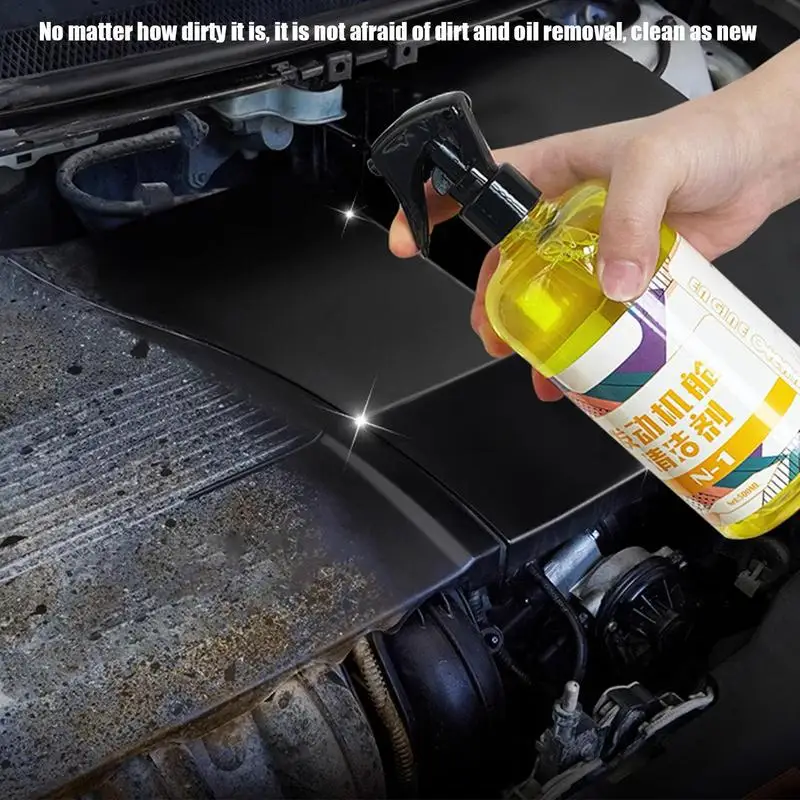 Engine Degreaser Heavy Duty 500ml Engine Degreaser Spray Car Degreaser Car Degreaser Cleaner Automotive Engine Degreaser For All