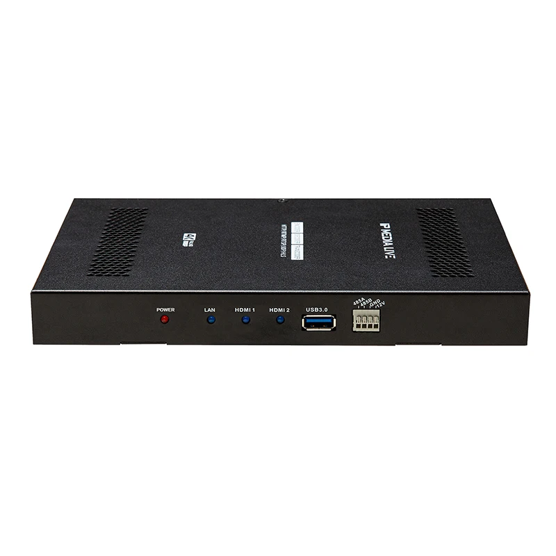 H2P WebRTC NDI Encoding decoding 2channel 4K 30FPS H.265 HDMI Encoder Decoder Transcoder Mixer