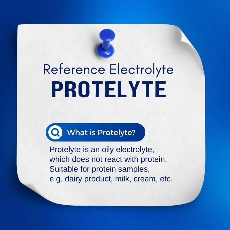 High Tech Refillable Protelyte Electrolyte pH Electrode With BNC Connector Specialized for Protein Samples Milk Yogurt Cream