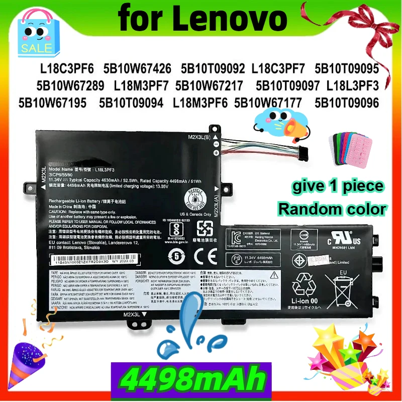 

L18L3PF3 Laptop Battery for Lenovo IdeaPad S340 S340-14API/14IIL/14IML/14IWL,S340-15API/15IIL/15IML/15IWL,C340-15IIL