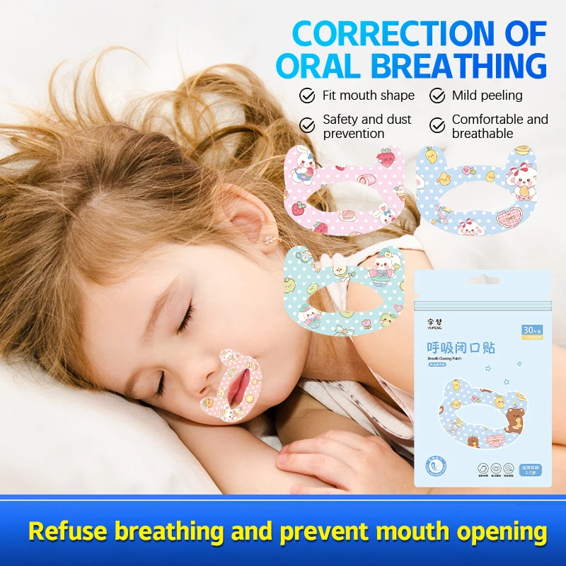 

30pcs/Bag Anti-Snoring Sticker For Child Adult Night Sleep Snore Stopper Device Oral Breathing Correction Patch Mouth Strip Tape