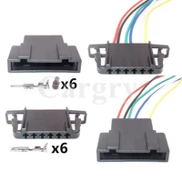 Enchufe de acoplamiento macho y hembra automático para VW, acelerador electrónico automotriz, 1 Juego, 6P, 3B0972706