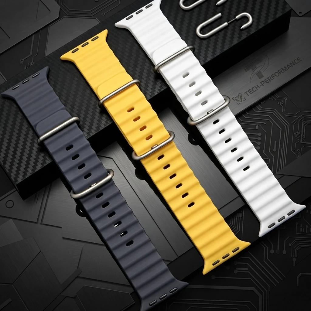 Original Ocean Armbänder für Apple Watch Ultra 2 3 Band 49mm 44mm 40mm 45mm 41mm 46mm Armband Correa iWatch Series 6 SE 8 9 10 11
