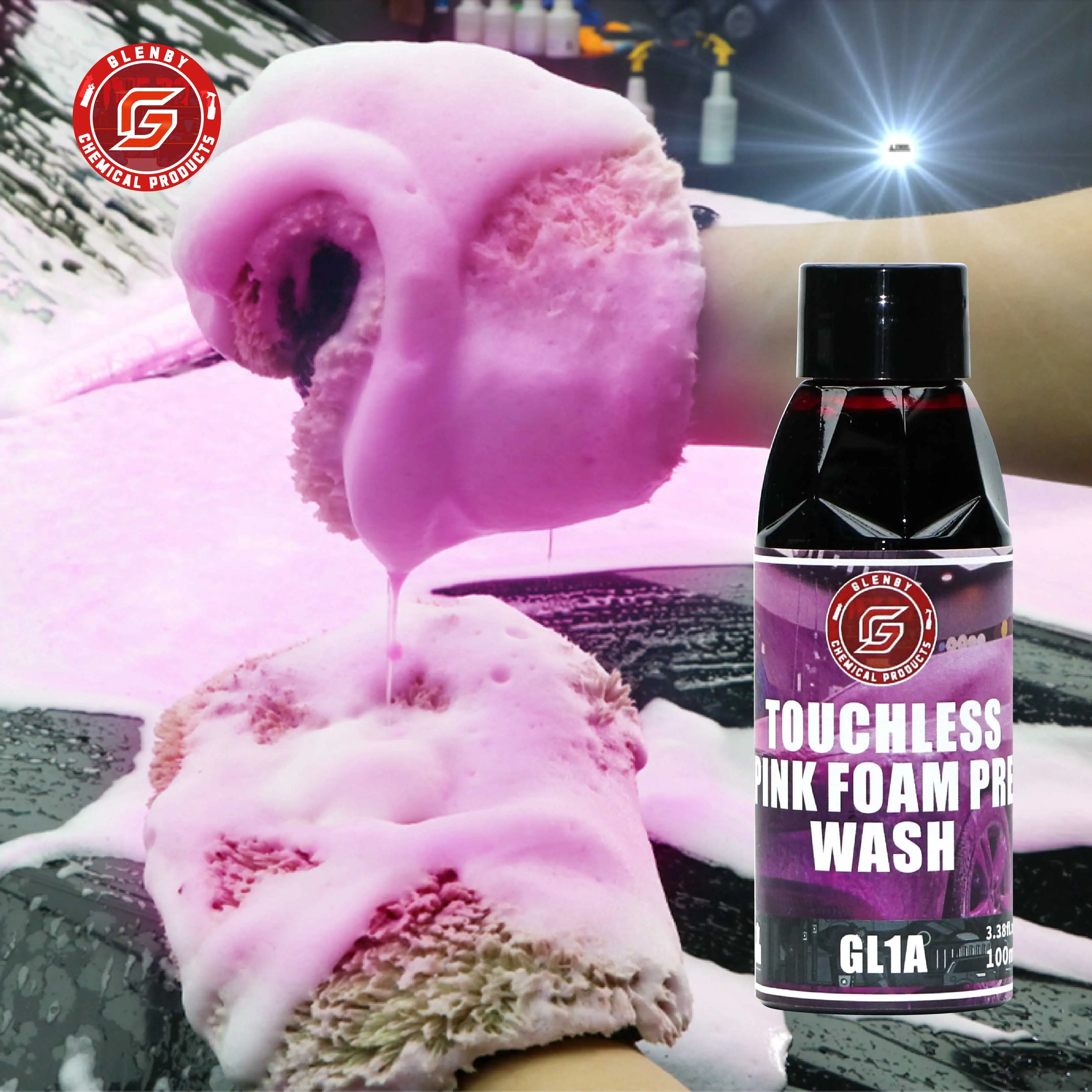 Glenby magic foam car wash shampoo Car Shampoo High Concentration Car Accessories Detailing Wash Super Foam Cleaner