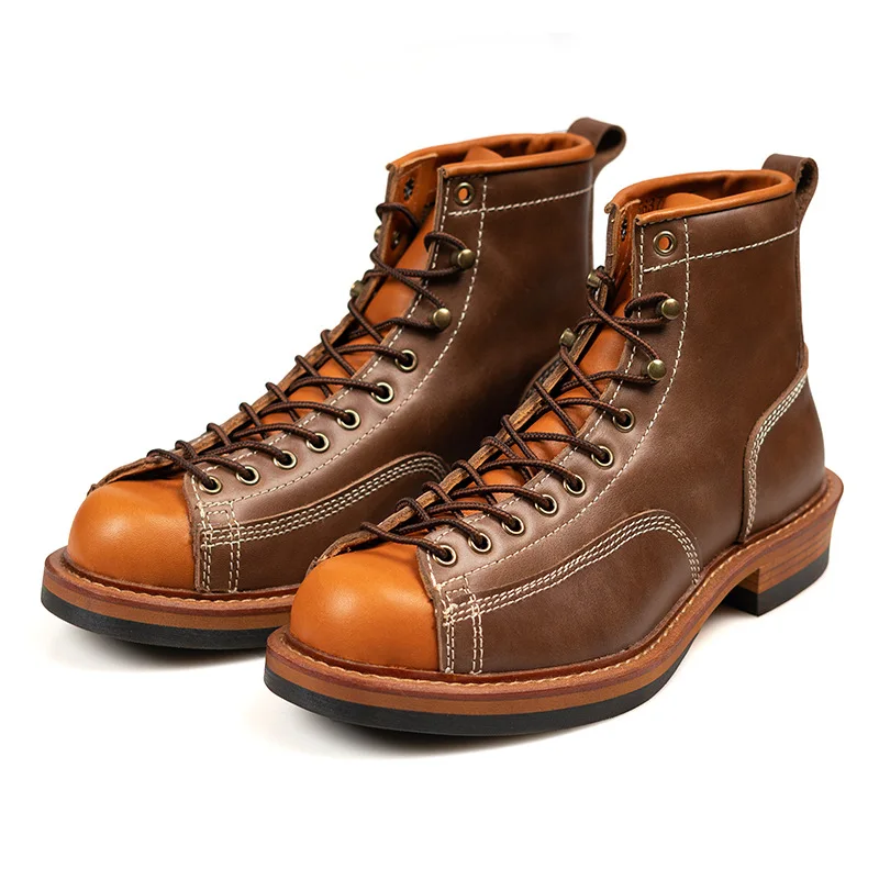 Botas trekking piel natural homem – Outdoor todo terreno - imagen 5