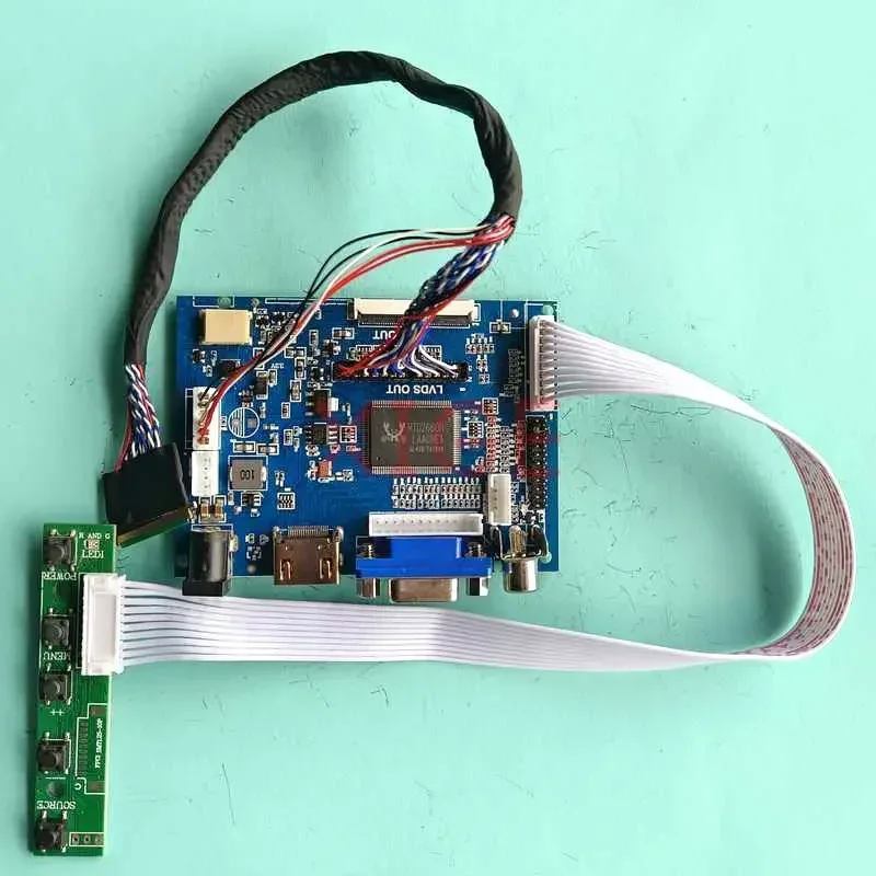 

DIY набор для BT140GW01 V.4/V.5/V.6/V.9 LVDS 40 Pin 14 "Φ 1366x768 2AV VGA HDMI-совместимая плата драйвера контроллера