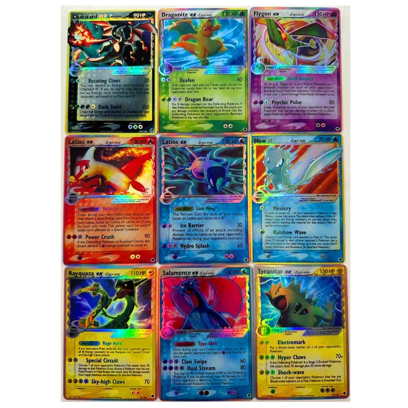 9pcs/set Dragonite Toys Hobbies Hobby Collectibles Game Collection Anime Cards