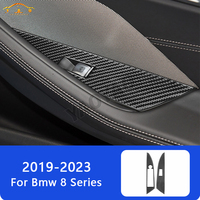 Carbon Fiber Window Lift Decorative Frame Sticker For BMW 8 Series G14 G15 G16  (2-door convertible version) 2019-2023