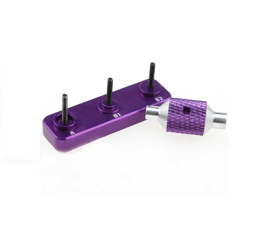 سبائك الألومنيوم لتقوم بها بنفسك تحمل أداة تفكيك دليل عجلة تثبيت ل Tamiya Mini 4WD RC نموذج سباق السيارات تجديد الملحقات #5