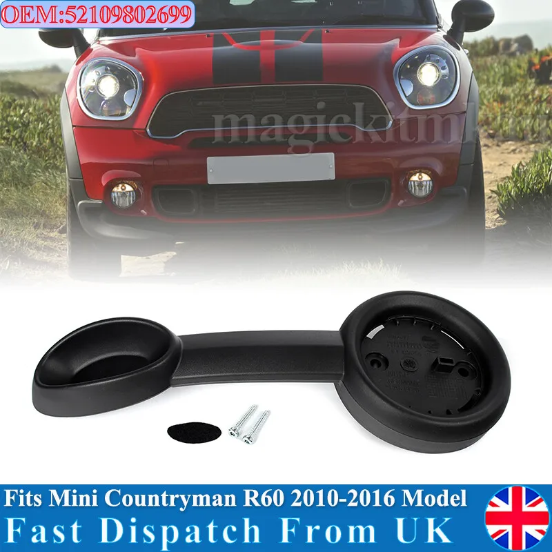

Подлокотник сиденья для MINI R60 Cooper Countryman 2010 2011 2012 2013 2014 2015 2016, внешняя ручка переднего сиденья, черные автомобильные аксессуары