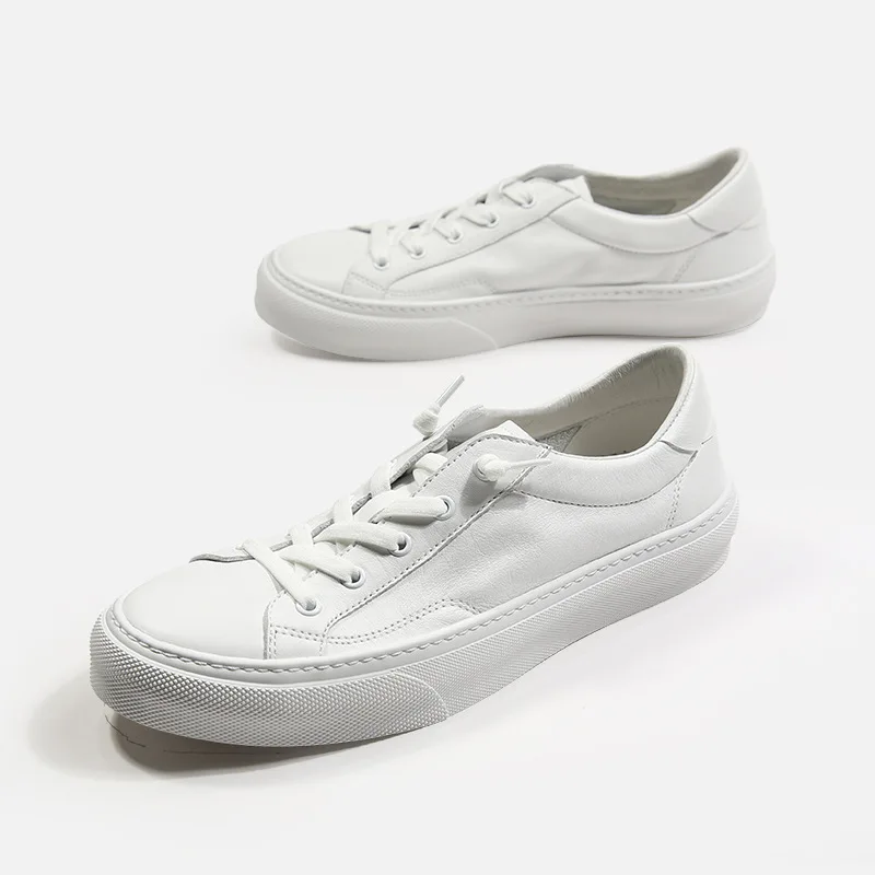 

Handmade High-end Trendy Genuine Leather Suede White Men's Low Cut Casual Shoes Flat Bottom Men Genuine Leather Breathable Shoes