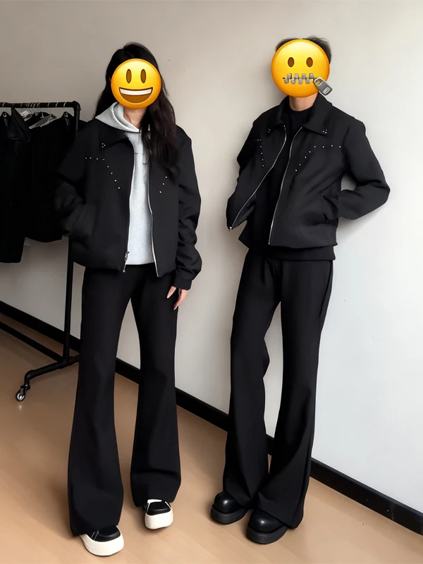 

Bla Cleanfit Extended Length Slim Fit Men's Straight Leg Pants High Waist Tapered Leggings for Tall Guys Casual Workwear