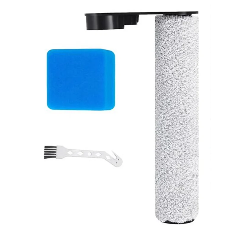 Main Brush And Sponge Set Replace For JONR ED12 Eureka NEW430BL Floor Scrubber Replacement Parts Main Brush Sponge-A77G