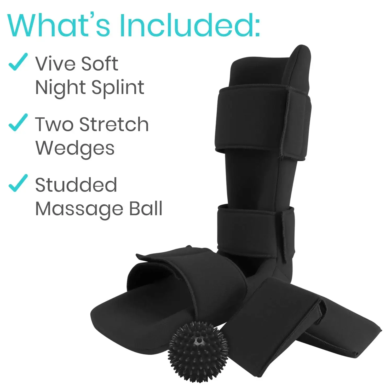 Adjustable Plantar Fasciitis Night Splint Versatile Design Orthopedic Immobilizer Stretch Foot Drop Ankle Brace Varus Corrector