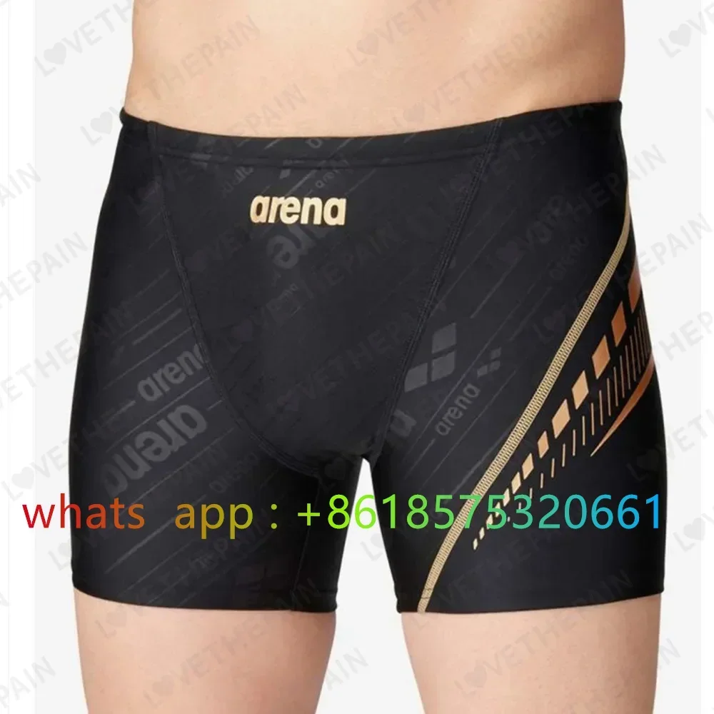 2023 Men Swimwear Jammer Surf Shorts Breathable Swimming Training Sports Trunks New Summer Quick Dry Diving Surfing Beach Tights