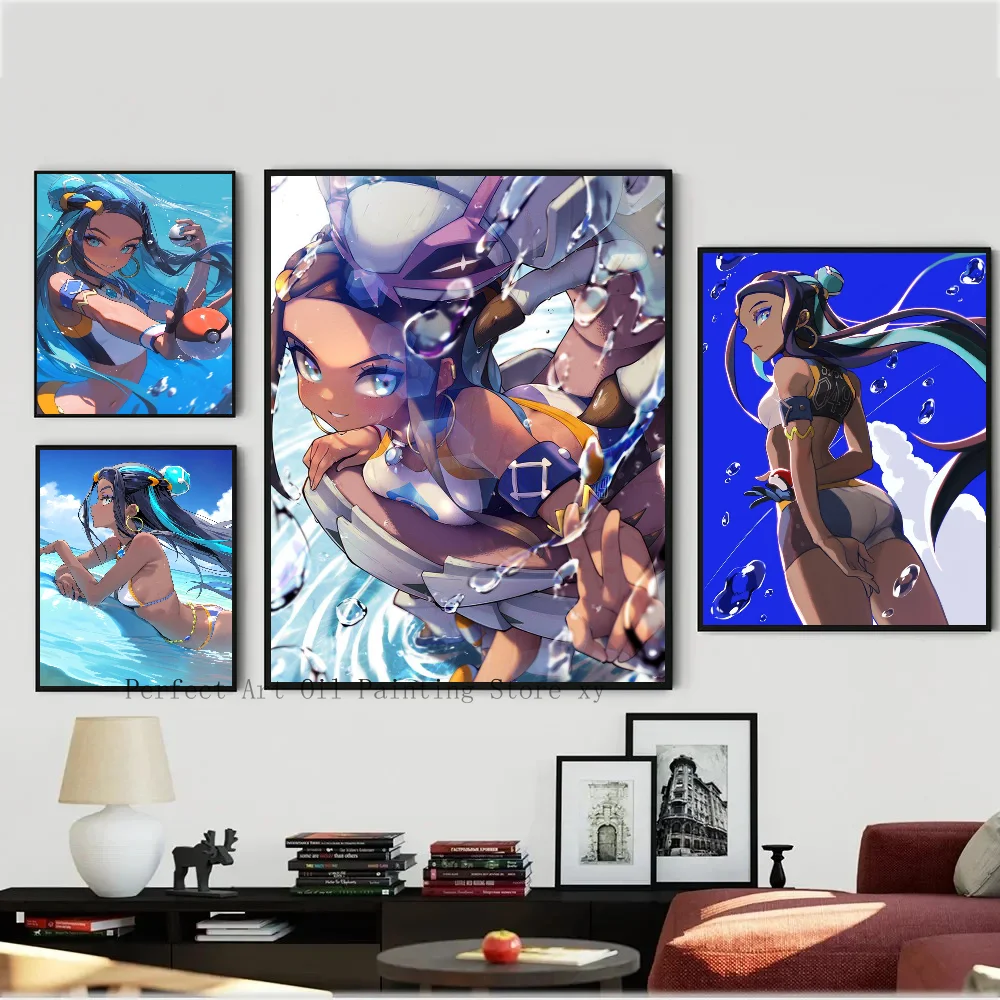 نيسا الرسوم المتحركة P-البوكيمون المشارك ملصق فني طباعة بار أثاث غرفة المعيشة ديكور #6