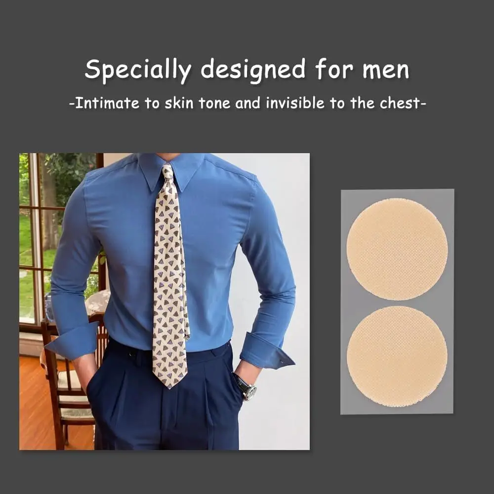 10/20/50/100/200 パック超薄型で柔らかい男性用使い捨て目に見えない乳首ステッカー、メッシュ生地の胸部プロテクター、適切な2027