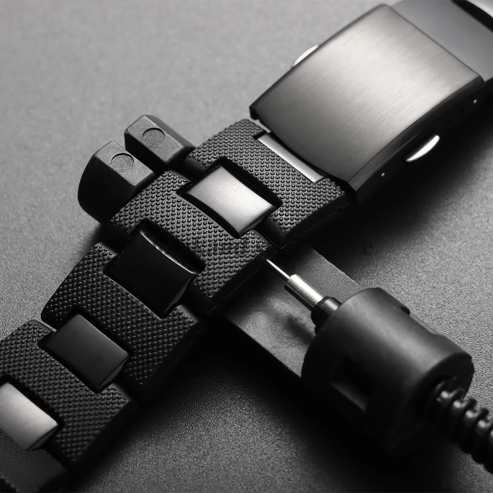 16mm Plastic Steel Strap Watch Band for Casio for G-SHOCK for DW6900 DW9600 GA2100 GW-M5610 Light Weight Men Watch Accessories