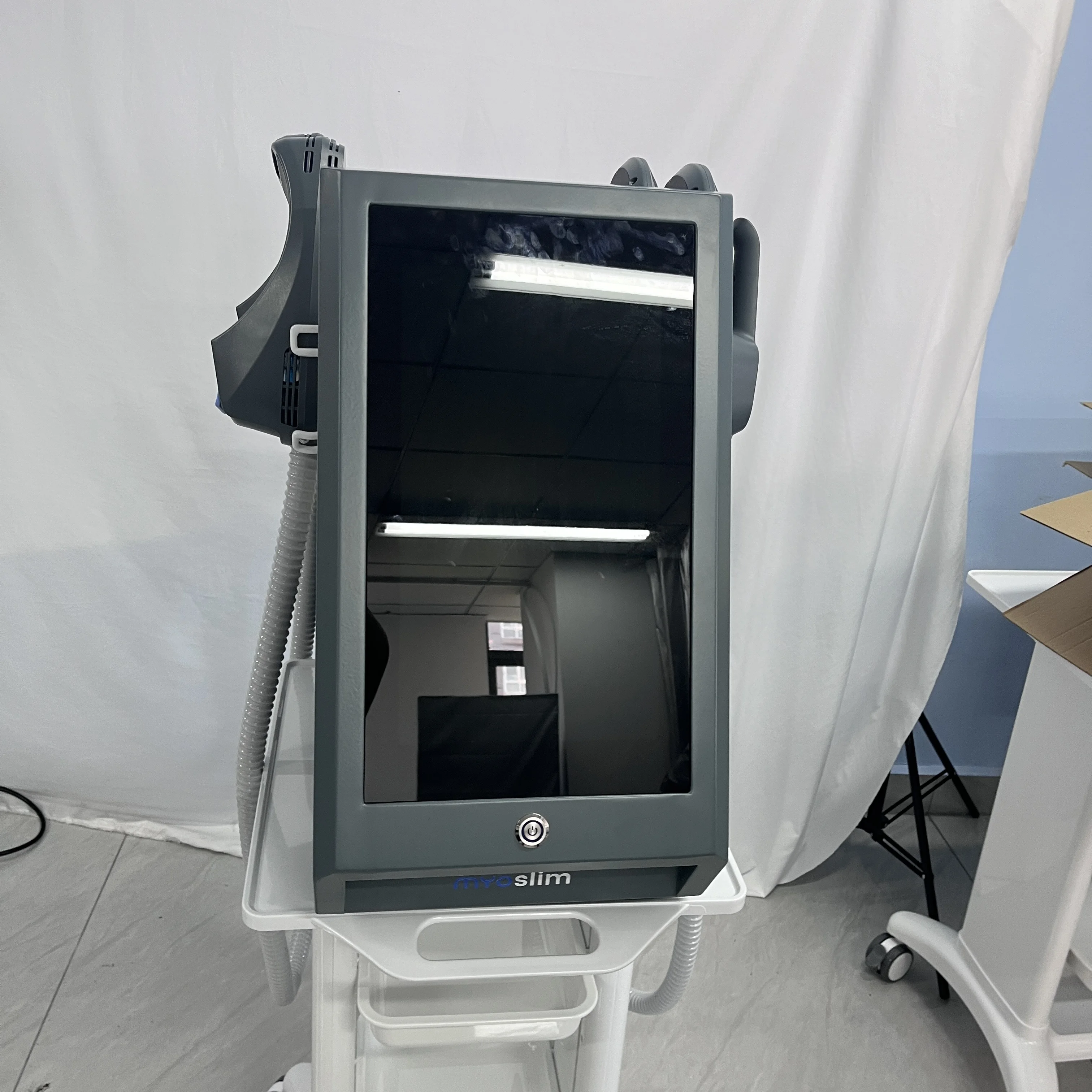 MYOslim EMS Hi-emt الكهرومغناطيسي بناء العضلات محفز صفر نحت الجسم بعقب رفع إزالة الدهون RF آلة فقدان الوزن #5