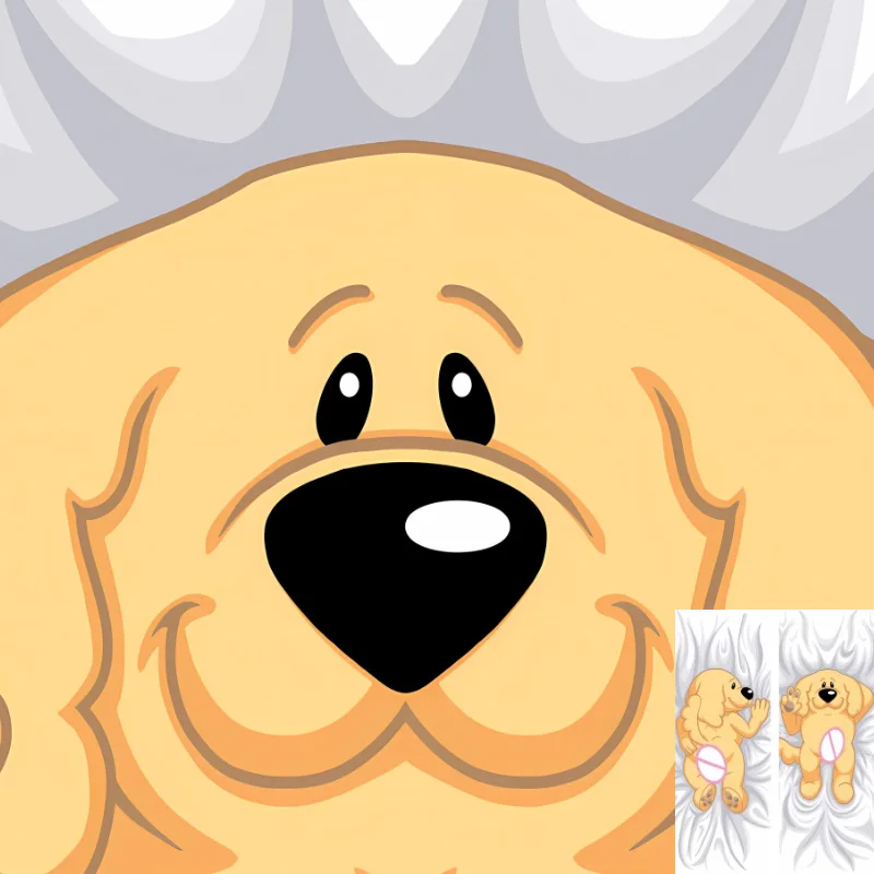 

Dakimakura Anime Fluffy Furry Orcus Dankev Pillowcase Double-sided Print Hugging Body Bedding Pillow Cover Case Dropshipping
