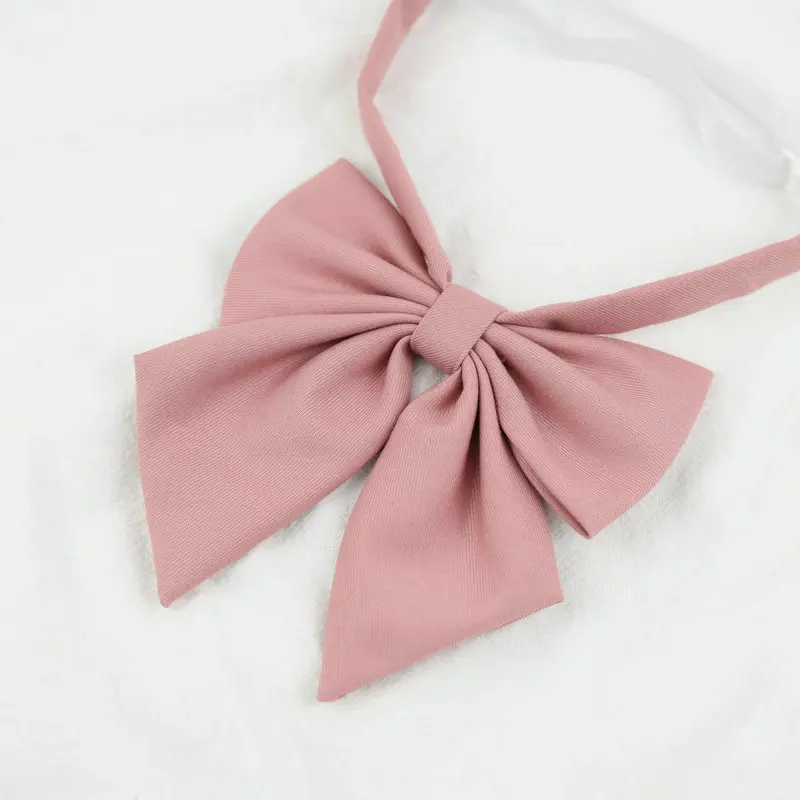 JK Uniform College Style Solid Color Female Student Bow Tie School Uniform Japanese Sailor Suit Bow Akabane