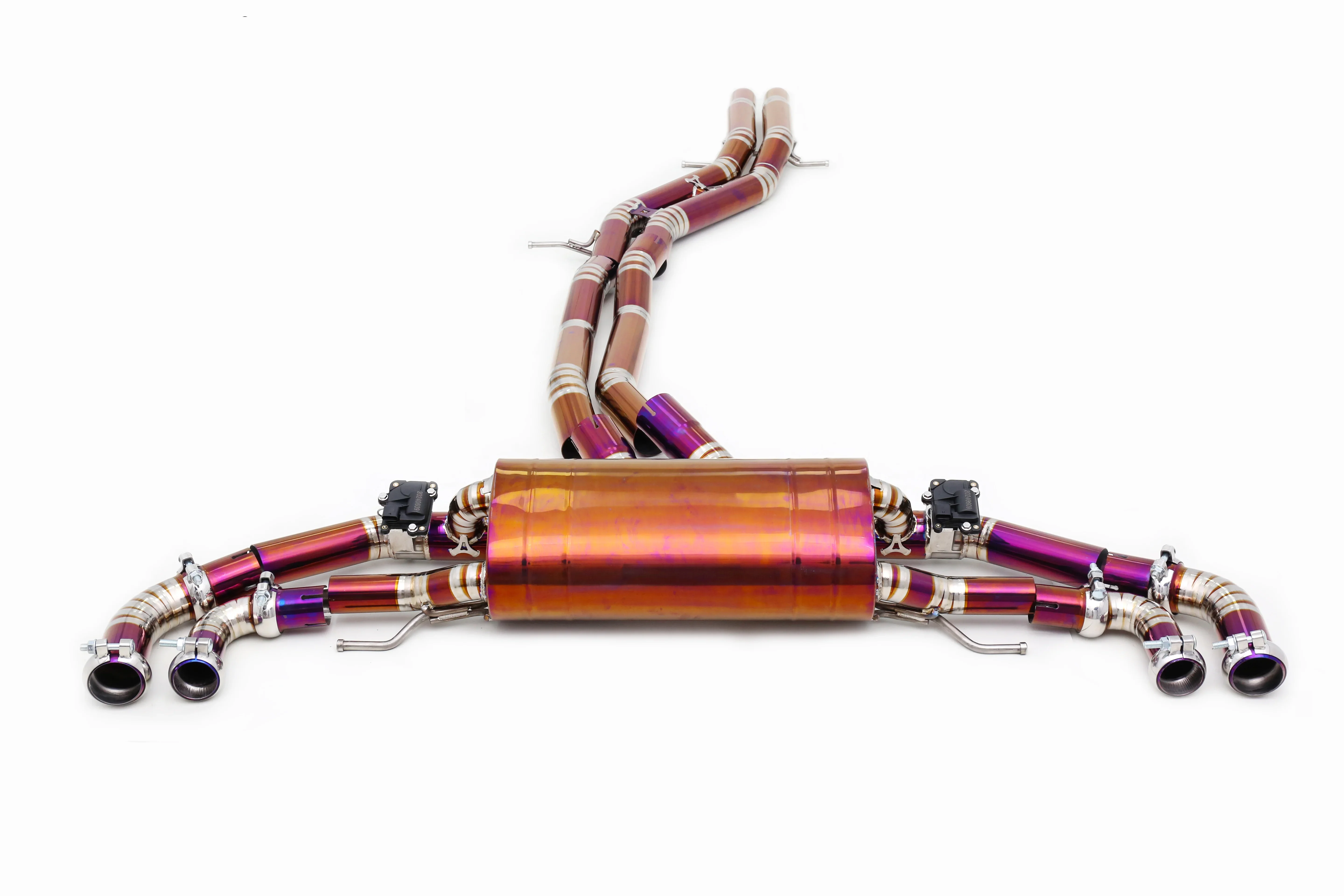Custom 304 Stainless Steel/Titanium Valved Exhaust System Designed Specifically for  6.0T W12