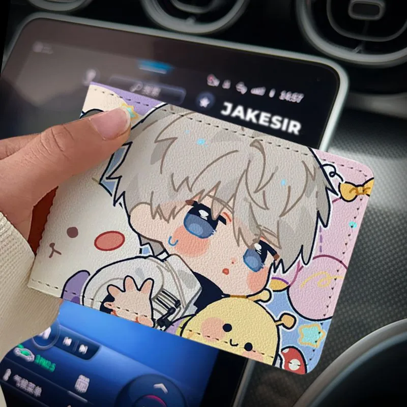 Anime Love and Deepspace Rafayel Xavier Cosplay Driving Licence Protective Leather Case Cartoon Hide Sheath Adorn Christmas Gift