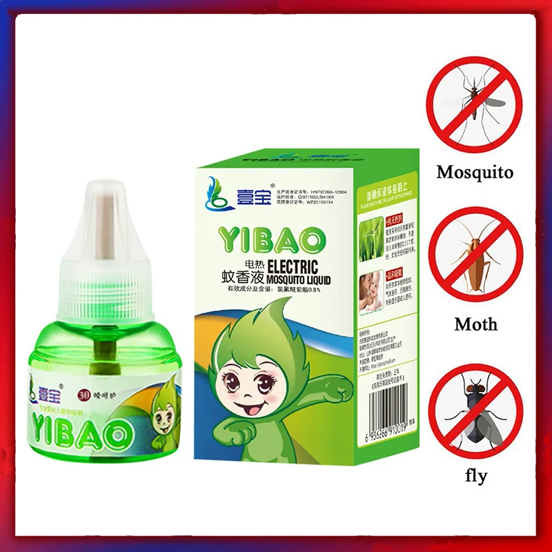 1-10 Uds líquido repelente realmente inodoro luz repelente de mosquitos enchufe conveniente doméstico portátil mosquitos bobinas líquido
