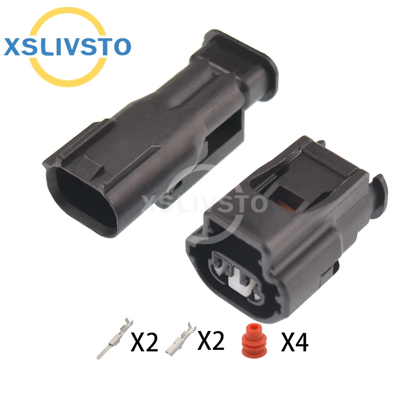 1 Set 2 Pin Automotive waterproof connector Wire harness Socket Plug 7283-4421 7282-4421 For Toyota Honda Nissan