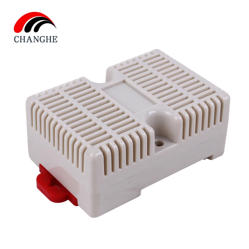 Vochtigheid Sensor Behuizing Industriële Controle Behuizing Instrument Behuizing Plastic Junction Box Geleiderail Installatie 65*46*29