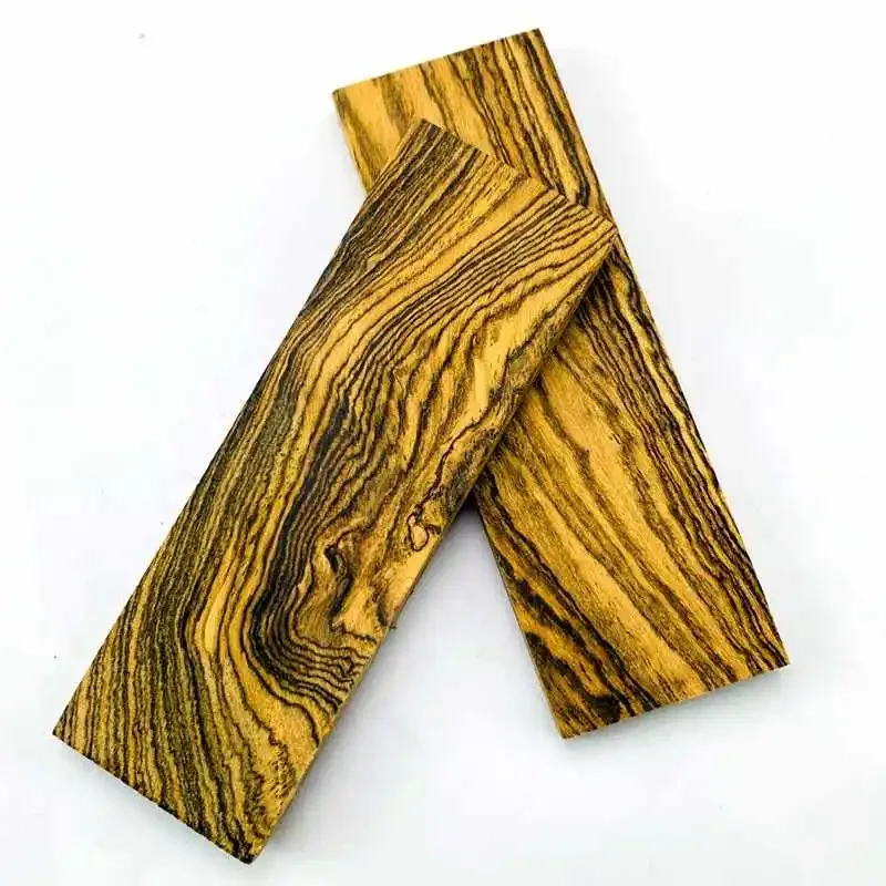 

1 pair Mexican Golden Sandalwood Knife Handle Patch Scales DIY Making Material Yellow Pear Wood Grip Handmade ROSE Raw Woods