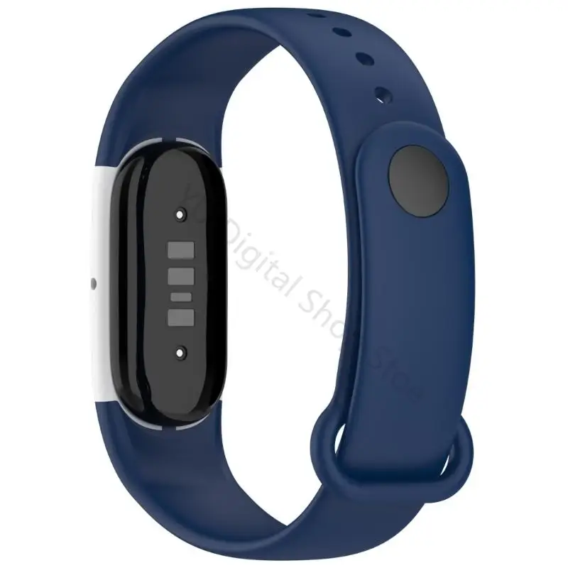 96BA Integrated Slot Wristband Replacement in Soft Silicone with Pin Tuck Fastening for Regular Daily Wear Comfort Use