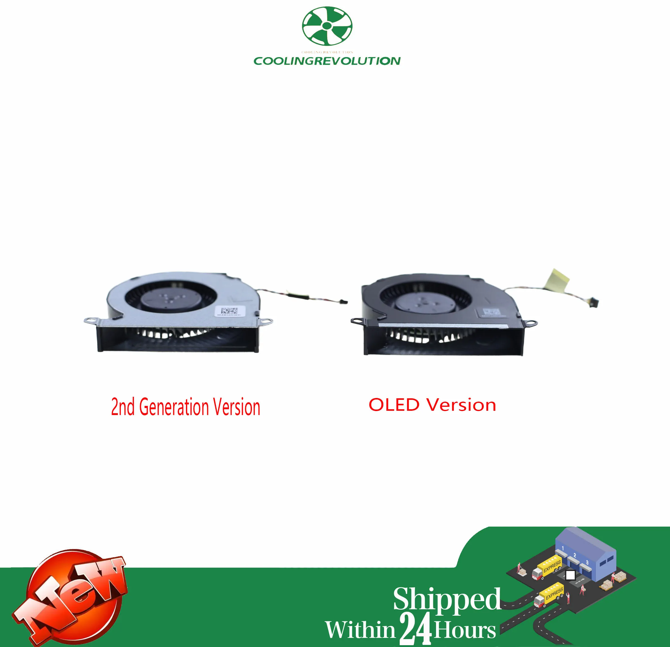 Laptop CPU Cooling Fan for Steam Deck Generation II/OLED BSB0512MC-00 BSB0512MA-00 BO3508S2H-000P - view 2