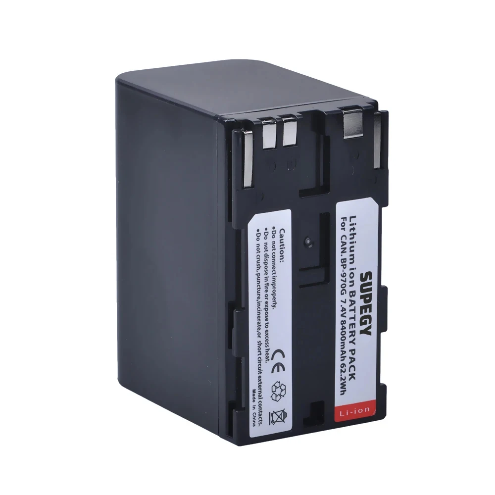 1Pc 8400mAh BP-970G BP970G BP 970G, BP-975 Battery for Canon EOS C100,EOS C100 Mark II, EOS C300, EOS C300 PL, GL2, XF100, XF105