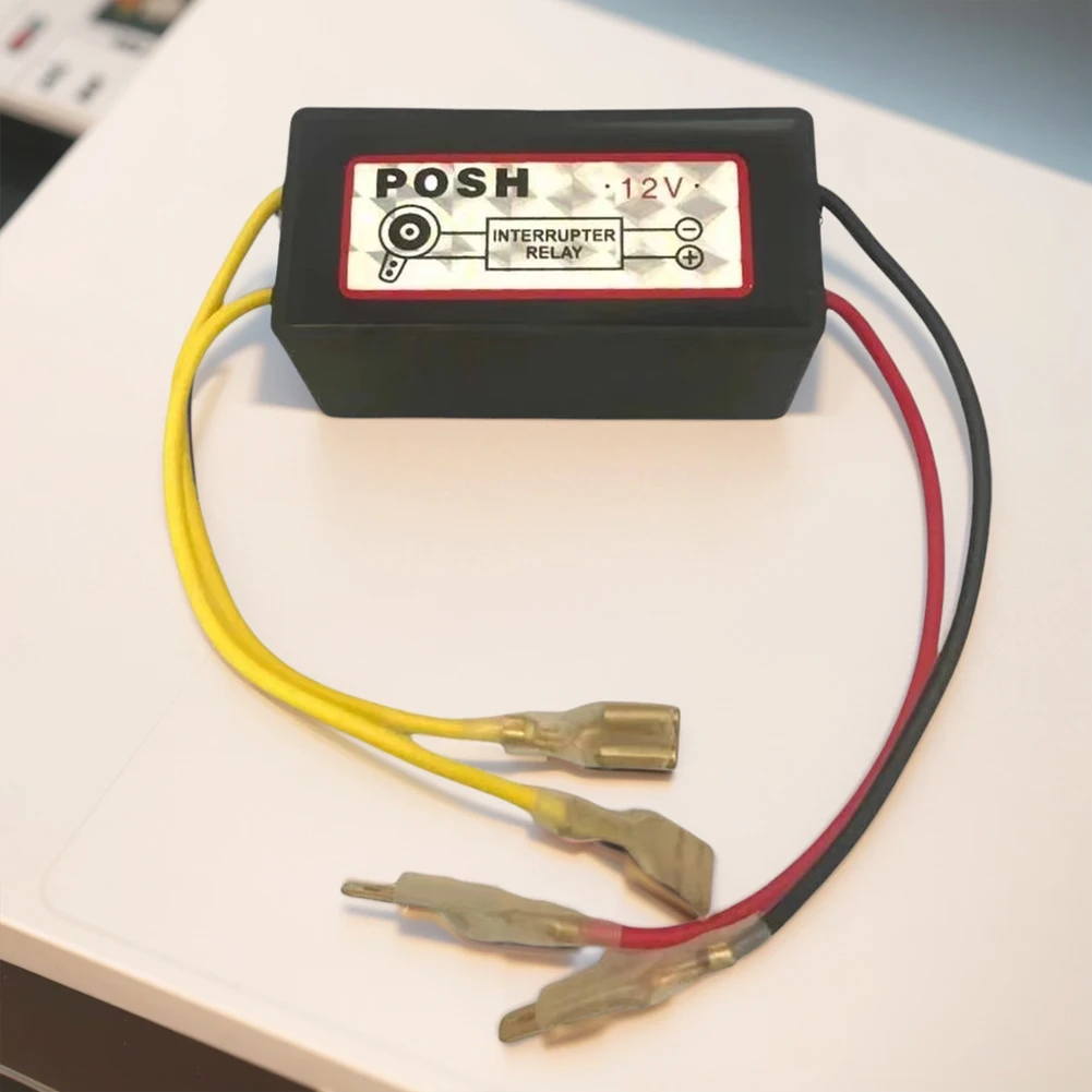 12V ホーンインタラプターリレー ホーンオートスピーカーシグナルリレー 電気スネイルホーンリレー ホーン音作成用 ディスコネクトブレーカー