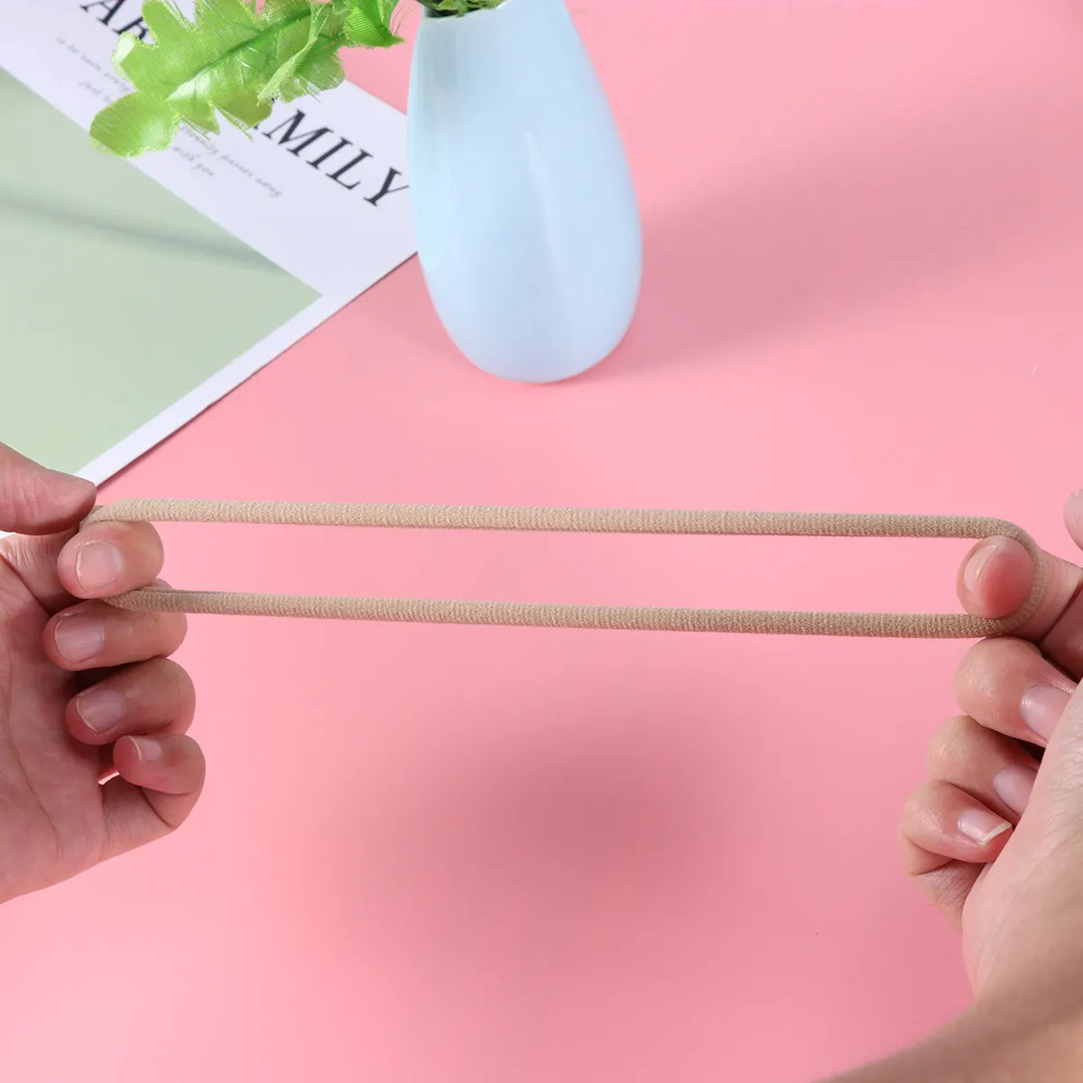 

20Pcs Elastic Headband Hair Band Stretchy Non-Slip Nylon for Little Photo Prop Party Daily