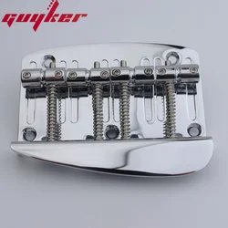Gold 4 String Hard Tail Fixed Bass Brass Bridge