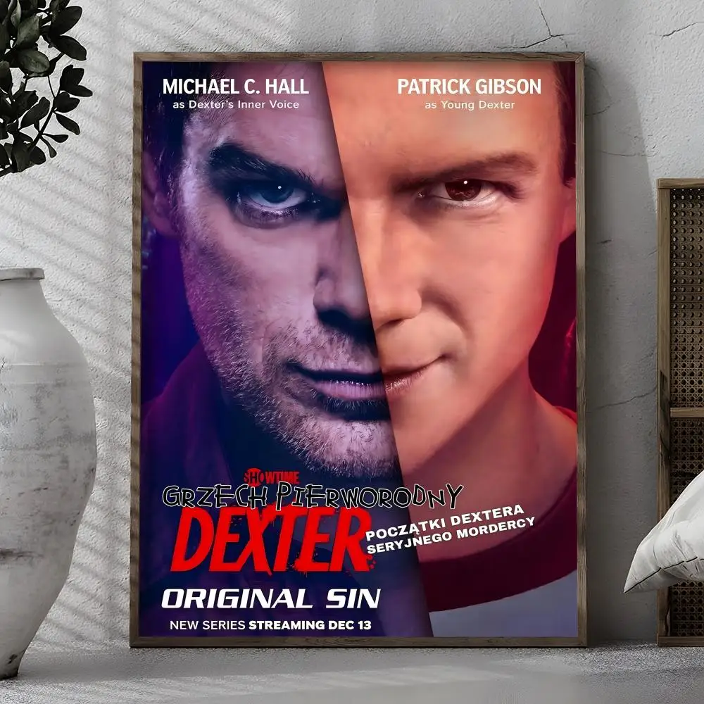 برنامج تلفزيوني D-Dexter مايكل ملصق قابل للإزالة الجدار ملصق ذاتي اللصق الفن جدارية المنزل مكتب غرفة المعيشة غرفة الطعام جدار ديكور #4