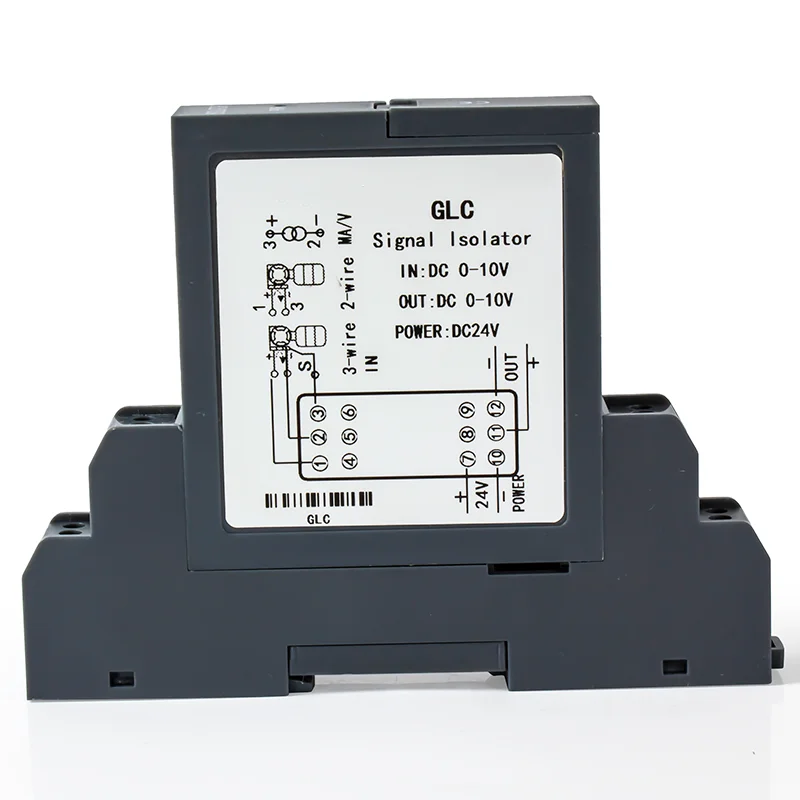 0-10V 0-5V 1-5V 0-75mV Signal Isolator Transmitter DC24V 2 In 2 Out Relay Signal Converter 4-20mA 0-20mA Analog Signal Isolator