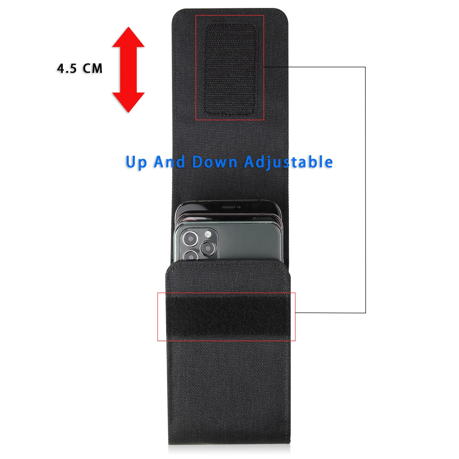 Nylon Sport Dual Pouch 2 Phone Belt Clip Case Holder For Xiaomi 13T 12T 11T Pro,Redmi Note 13 12 11 10 11S Men Waist Bag Holster