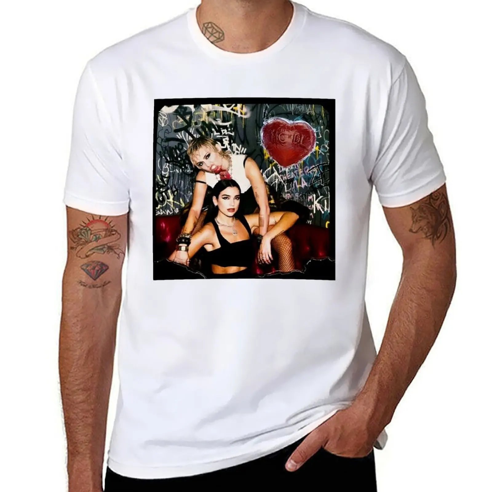 

Miley And Dua T-Shirt man t shirt cotton t shirt for man T-Shirt