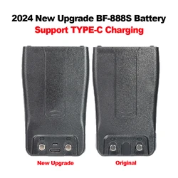 BAOFENG Walkie Talkie Battery BF-888S Type-C Battery for BF-666S BF-777S 888s BF-88E Compatible With H-777 H777 Walkie Talkie