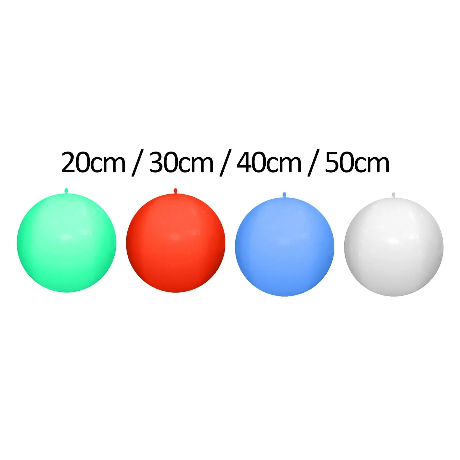 

4Pcs Beach Toy Dark Pool Decoration Floating Pool Ball for Beach Decoration