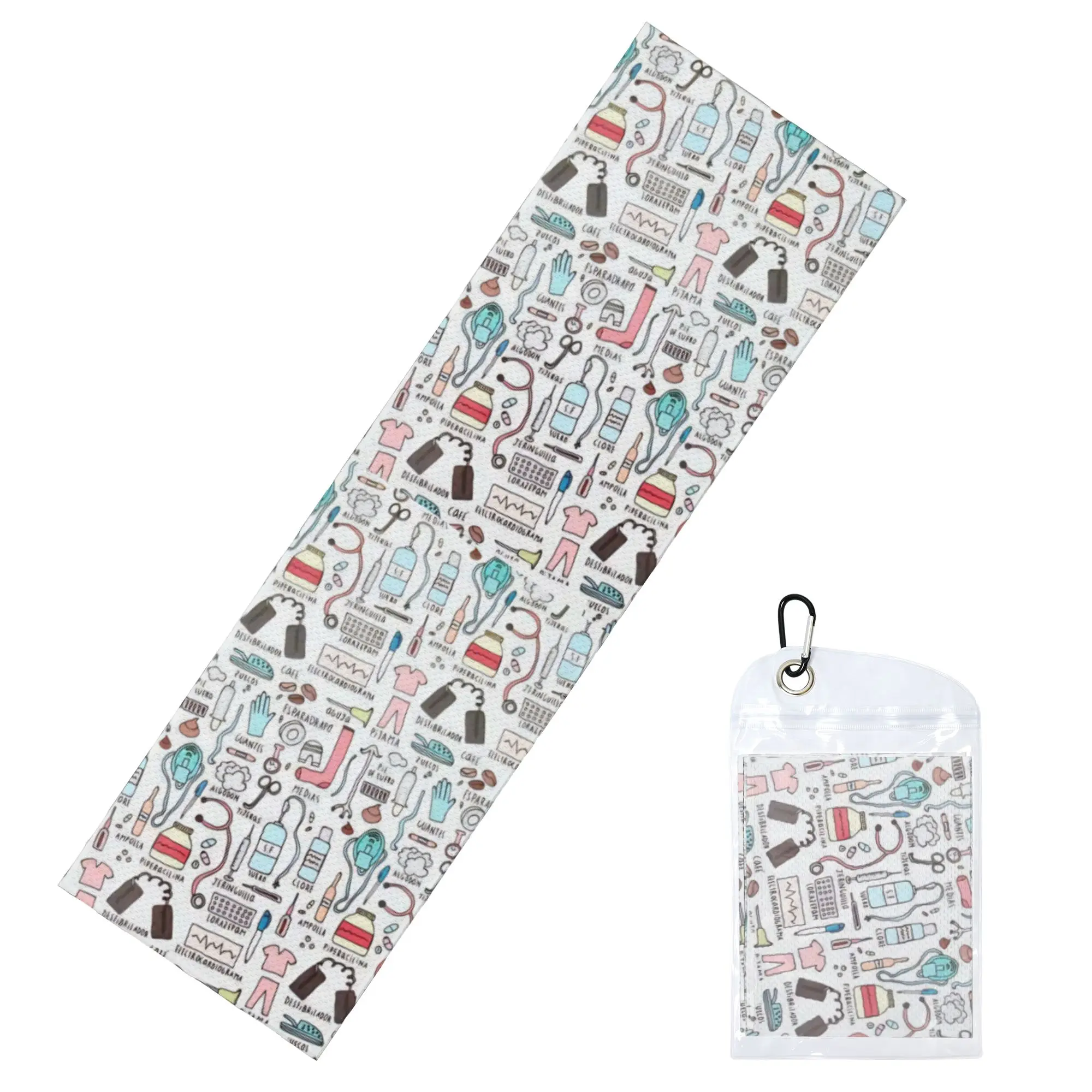 Doctor Nurse Medical Medicine Enfermera En Apuros Cold Exercise Towel   Super Breathable Instant Cooling Towel Yor Gym Towels