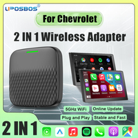 2024 CarPlay Android Auto Smart Box 2 In 1 Plug And Play WiFi Bluetooth For Chevrolet  Cavalier Volt Camaro Corvette Impala S10