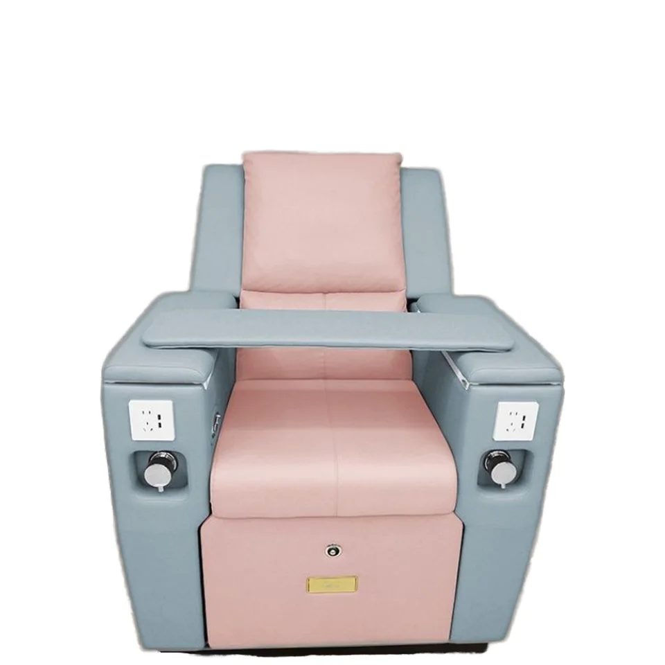 

Electric Recliner Pedicure Chair Adjustable Luxury Nail Art Therapy Eyelashes Toenails Beauty Shop Foot Therapy Bed for Glass