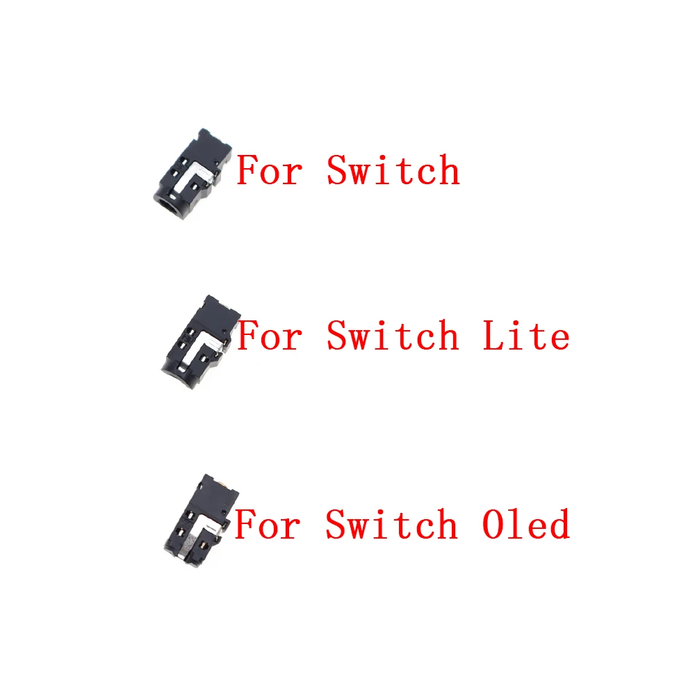 1pc Earphone Headphone Jack Audio Port Plug Connector For Switch / Lite / OLED Console Game Accessories