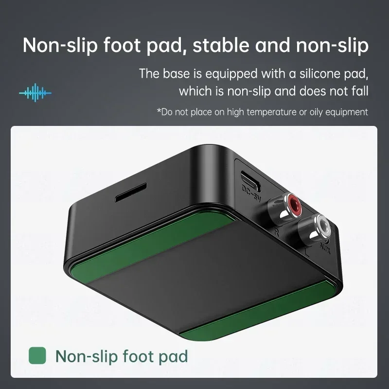 Bluetooth 5.0 Transmitter Receiver EDR Wireless Adapter USB Dongle 3.5mm AUX RCA for TV PC Headphones Home Stereo Car HIFI Audio